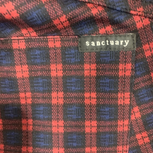 NWT Sanctuary by Anthropologie Checkered Stretch Leggings Small - Picture 7 of 9